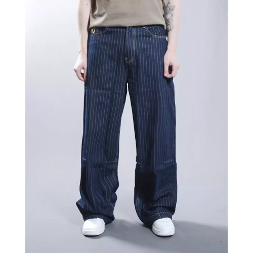 Karl Kani Ανδρικό παντελόνι OG Pinstripe Relaxed Baggy Jeans